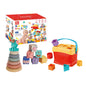 🧸 Coffret d’Éveil Montessori 3-en-1 – Apprendre en Jouant Dès 6 Mois