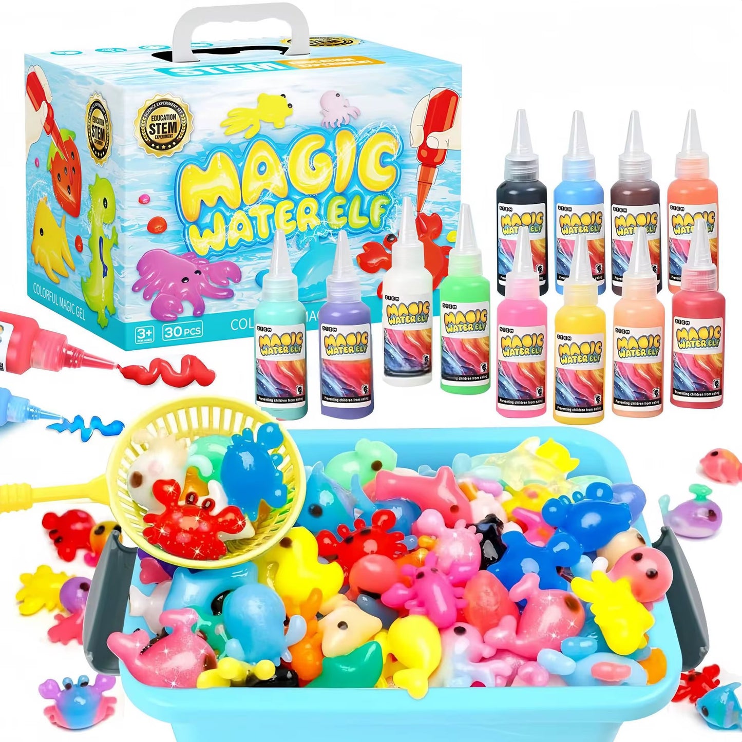 Kit Créatif Magic Water Elf™ – Créez Vos Propres Créatures Magiques en 3D !