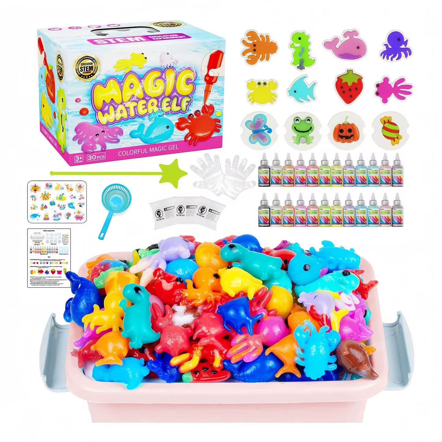 Kit Créatif Magic Water Elf™ – Créez Vos Propres Créatures Magiques en 3D !