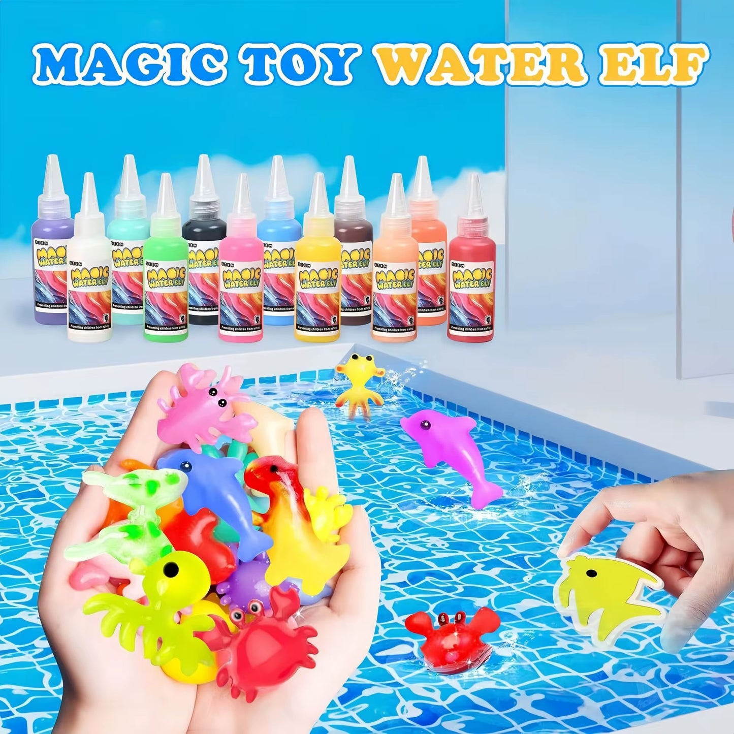Kit Créatif Magic Water Elf™ – Créez Vos Propres Créatures Magiques en 3D !