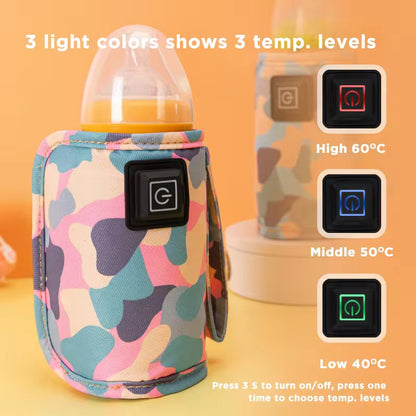 Chauffe-Biberon Portable USB – Le Compagnon Indispensable des Parents Nomades 👶🍼