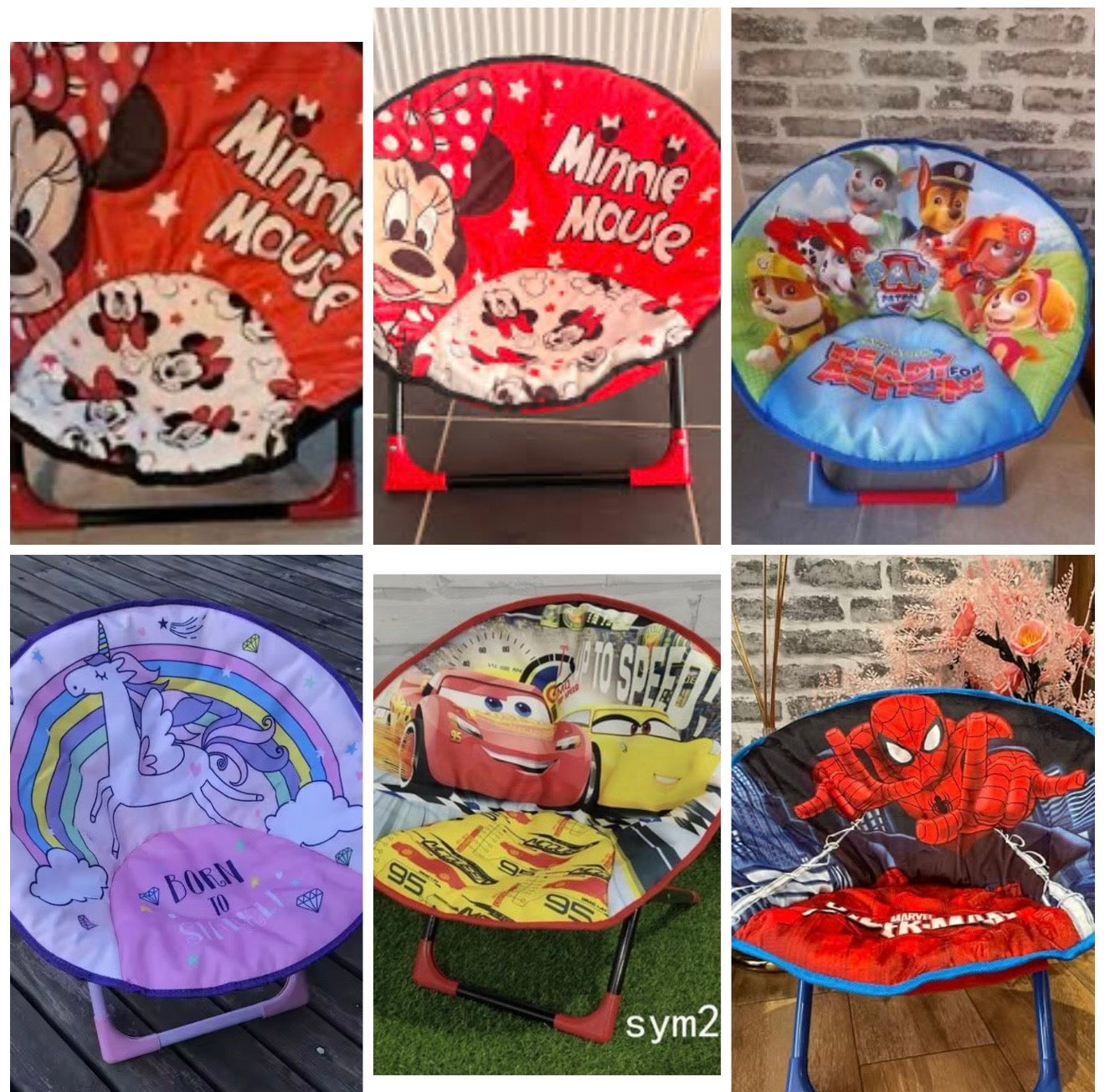 Chaise enfant pliable  super héros pour  fille et garçon (Copie)