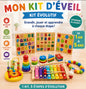 Kit Montessori ,8 jouet éducatifs , evolutif 9 MOIS A 4 ANS (Copie)