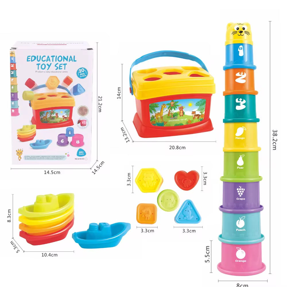 🧩 Jeu d’Éveil Montessori – Apprendre en S’Amusant !