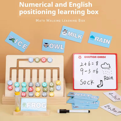 📚 Jeu Montessori d’Apprentissage des Mots et des Lettres en Bois
