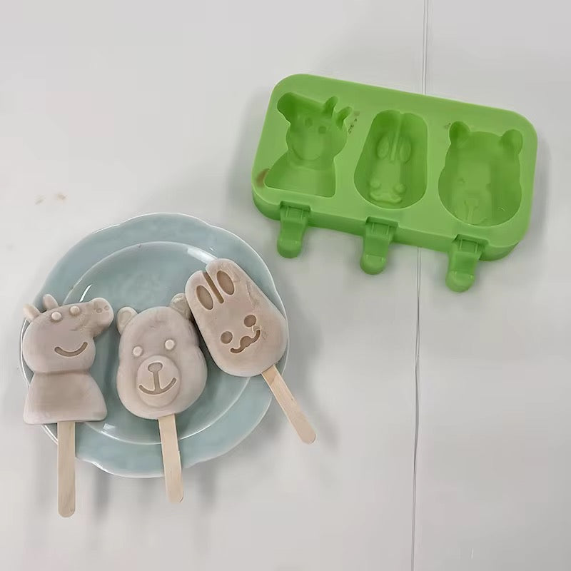Moule à glace , 3 compartiments