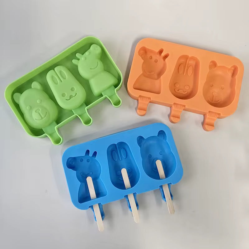 Moule à glace , 3 compartiments