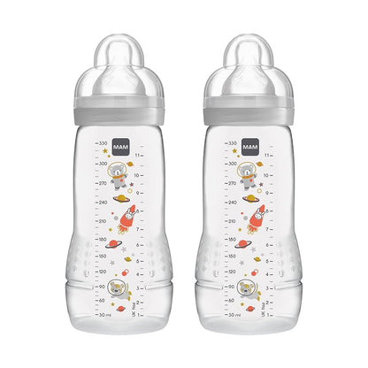 MAM Lot de 2 biberon  4 mois +, 2 unités de 330 ml (Copie)
