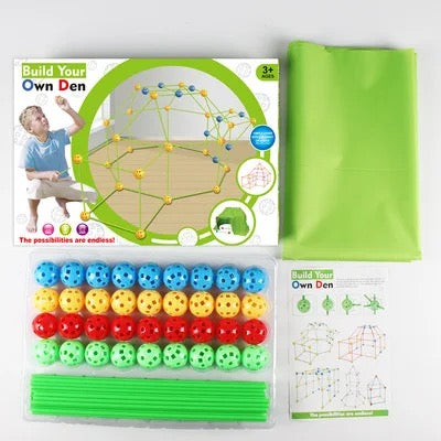 Kit construction tente jeu