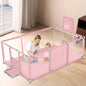 Parc de jeu rose xxl avec panier