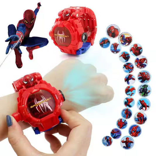 Montre transformer en robot héroïque et projection plusieurs modèles