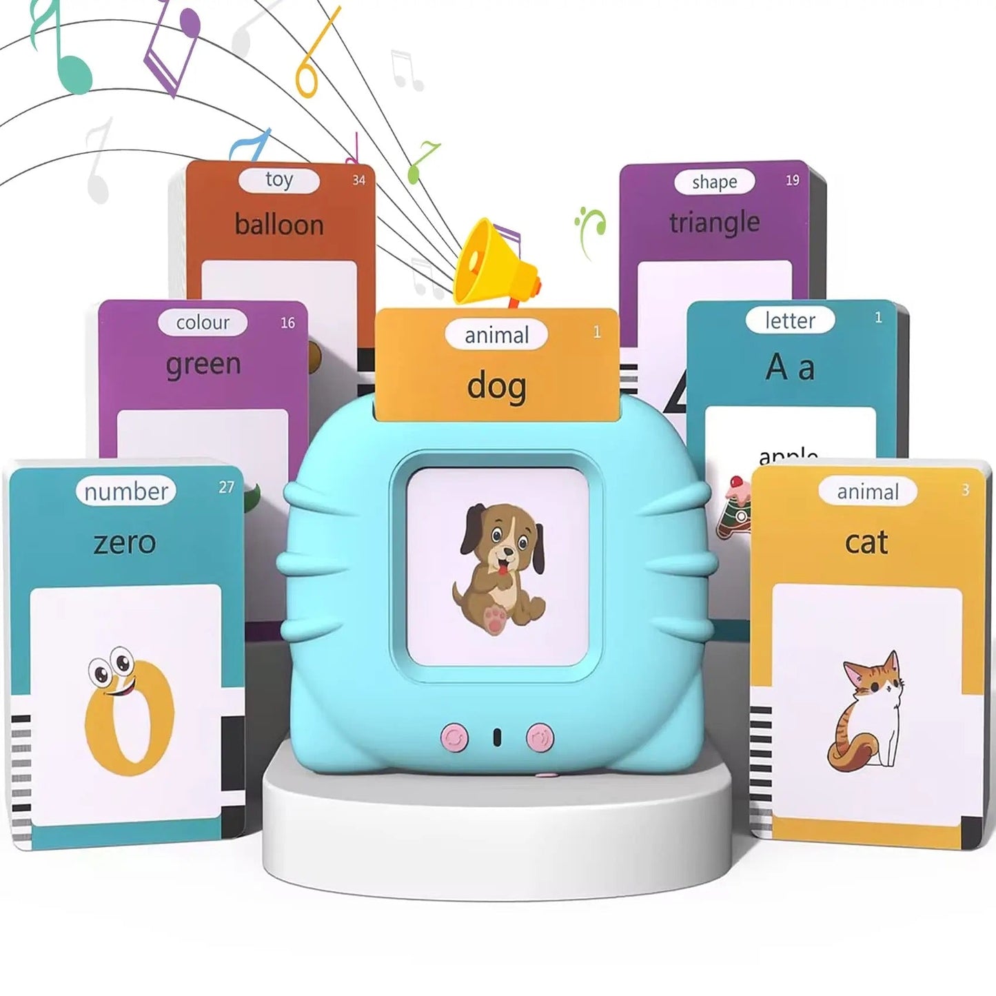 510 Mots Carte Parlante Montessori en Français,& Anglais ,