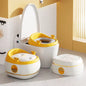 Pot d'Apprentissage 3-en-1 pour Enfants - Couleur Jaune et Blanc Luxe