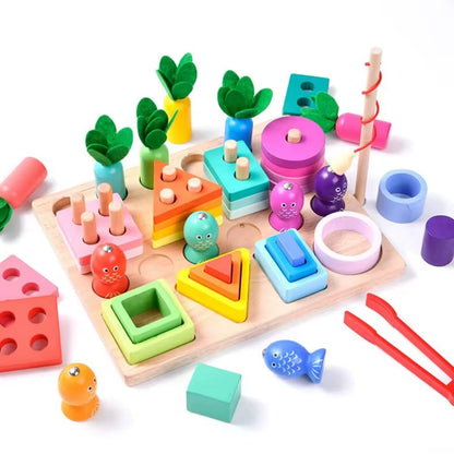 Jeu de tri Montessori : Notre jeu de formes et de couleurs