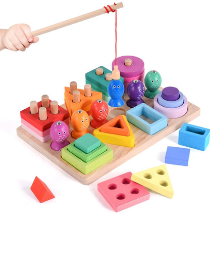 Jeu de tri Montessori : Notre jeu de formes et de couleurs
