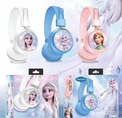 Casque Disney  Frozen sans fil Bluetooth portable pour enfants  avec microphone,