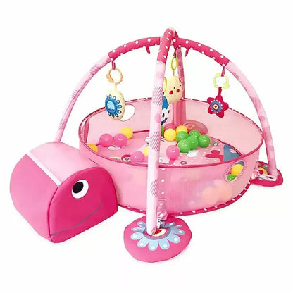 Tapis d’éveil douillet ROSE  + 30 balles