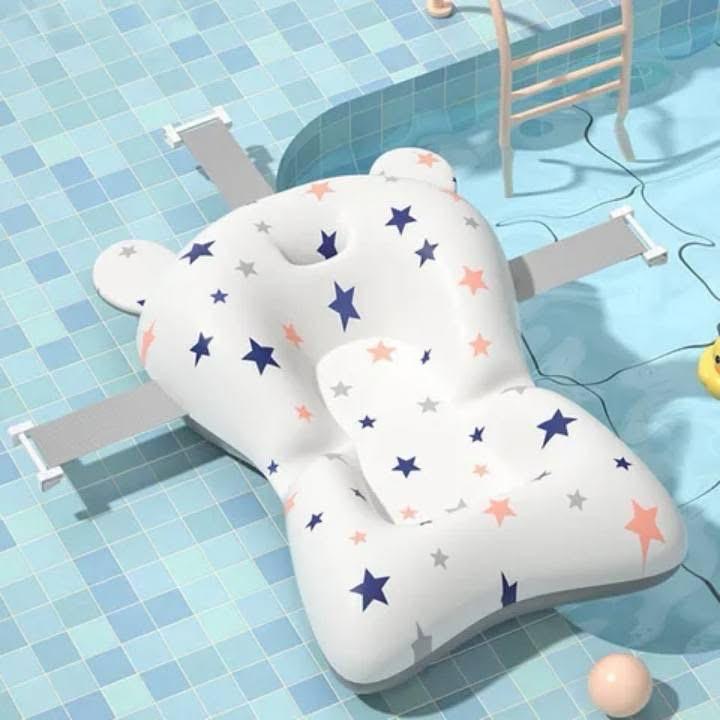 Coussin de bain suspendu pour bébé, antidérapant, doux, léger, réglable, à séchage rapide, pour nouveau-né