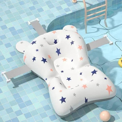Coussin de bain suspendu pour bébé, antidérapant, doux, léger, réglable, à séchage rapide, pour nouveau-né