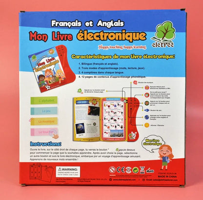 LIVRE ELECTRONIQUE BILINGUE FRANCAIS - ANGLAIS POUR ENFANTS DE 3 à 12 ANs (Copie)