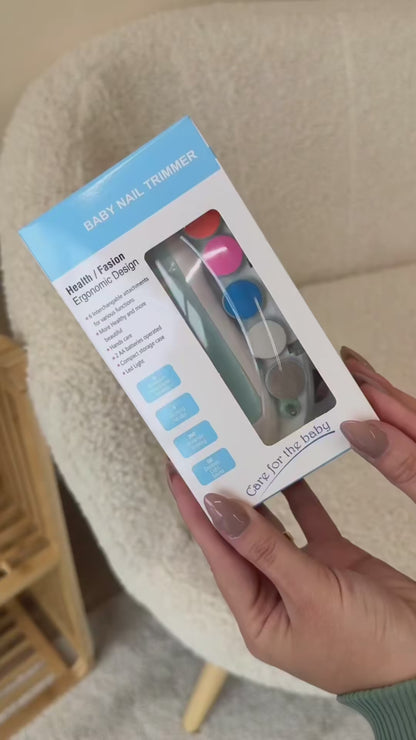 Lime à Ongles Électrique pour Bébé – Douceur, Sécurité et Sérénité au Quotidien